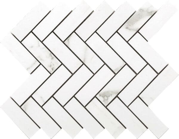 Statuario Luxe herringbone happy floors
