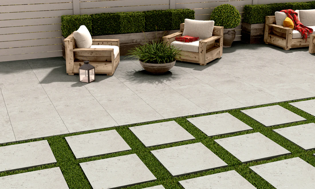 Happy Floors Carolina Blanco patio